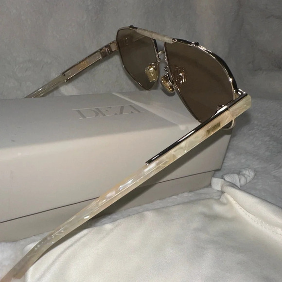 DEZI 6FT SUNGLASSES - GOLD/ LIMESTONE/ MOSS - Picture 8 of 12